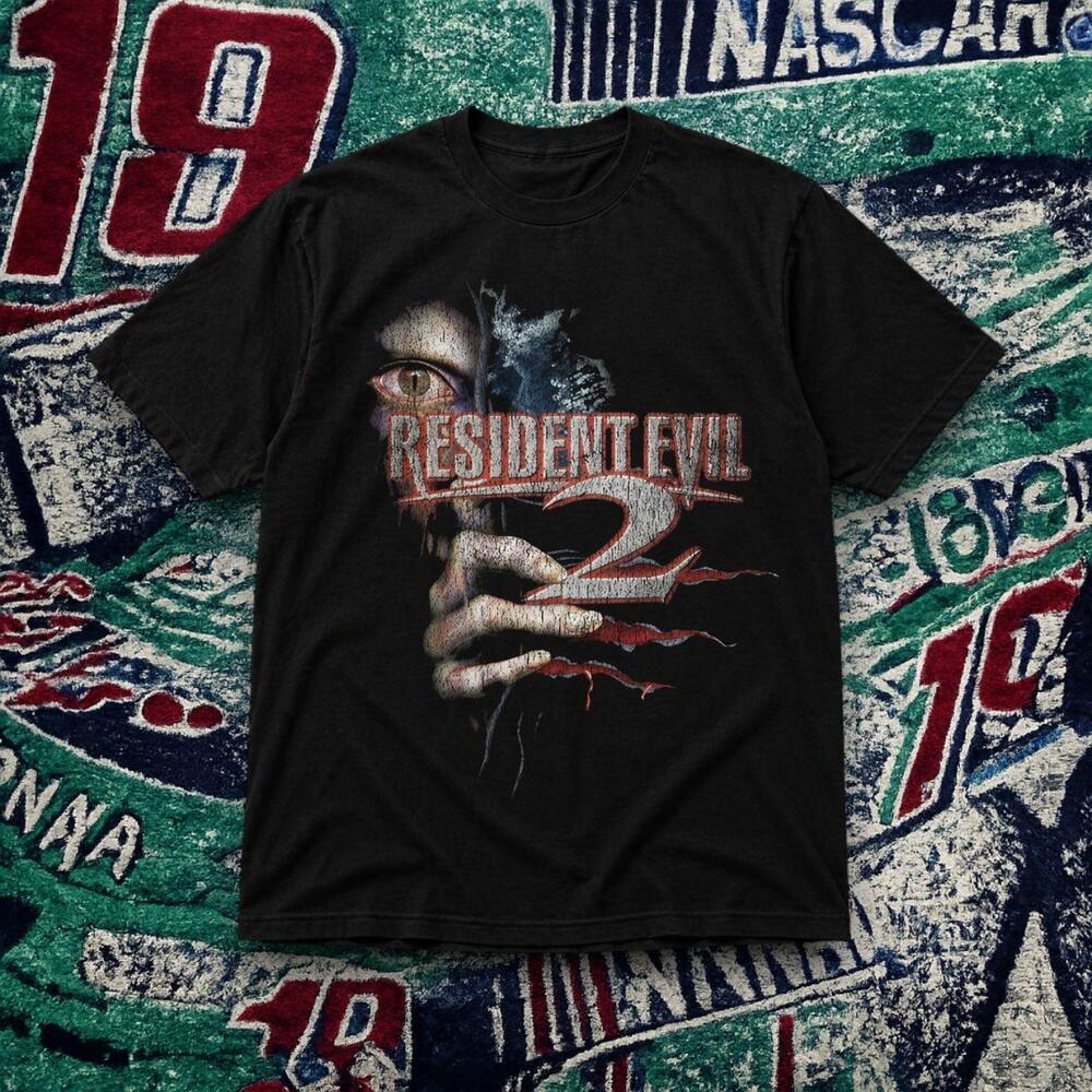 Resident Evil 2 Horror Graphic Tee Black Unisex Shirt